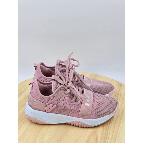 RBX Kimi Mesh Knit Sneakers in Pastel Pink Youth Girls Size 1 - Picture 1 of 10
